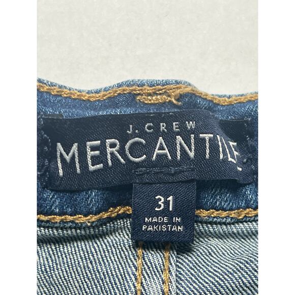 J. Crew Mercantile Women's Denim Shorts, Blue Jean Shorts, Size 31 - Picture 3 of 4